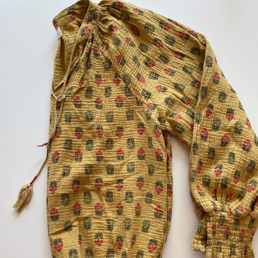 Anthropologie x Porridge Elisabeth Peasant Blouse - Size XL